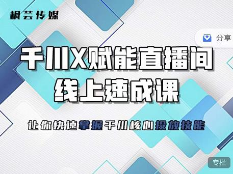 枫芸传媒-线上千川提升课，提升千川认知，提升千川投放效果-鑫诺空间个人笔记本