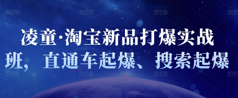 凌童·淘宝新品打爆实战班，直通车起爆、搜索起爆-鑫诺空间个人笔记本