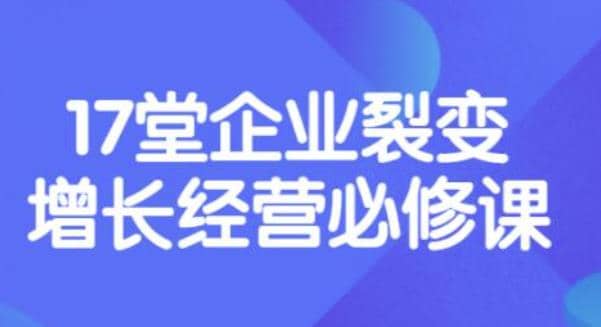 《盈利增长17堂必修课》企业裂变增长的经营智慧，带你了解增长的本质-鑫诺空间个人笔记本