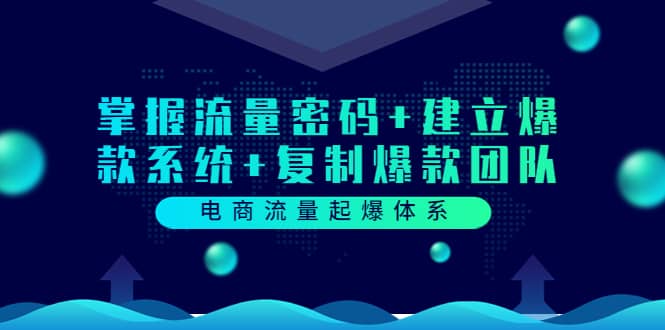 电商流量起爆体系：掌握流量密码 建立爆款系统 复制爆款团队（价值599）-鑫诺空间个人笔记本