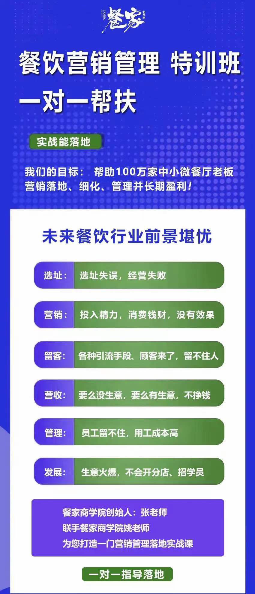 图片[1]-餐饮营销管理特训班：选址 营销 留客 营收 管理 发展-鑫诺空间个人笔记本