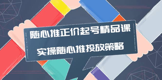 随心推正价起号精品课，实操随心推投放策略（5节课-价值298）-鑫诺空间个人笔记本