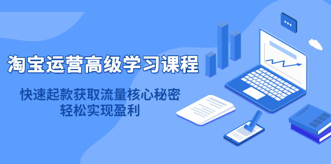 淘宝运营高级学习课程：快速获取流量核心秘密，轻松实现盈利！-鑫诺空间个人笔记本