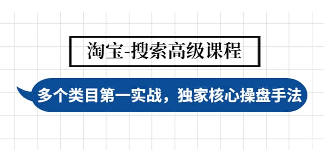 淘宝-搜索高级课程：多个类目第一实战，独家核心操盘手法-鑫诺空间个人笔记本