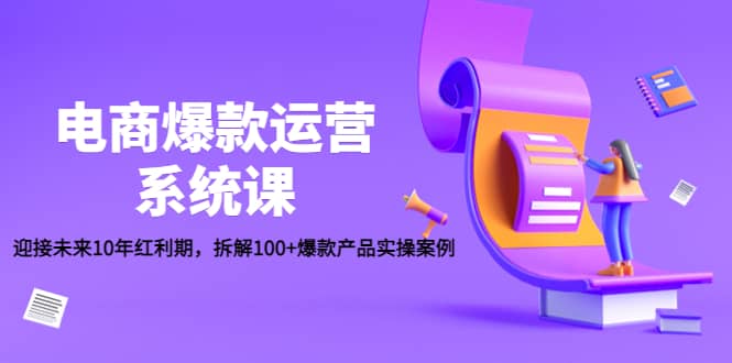 电商爆款运营系统课：迎接未来10年红利期，拆解100 爆款产品实操案例-鑫诺空间个人笔记本