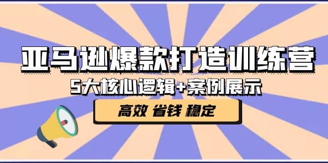 亚马逊爆款打造训练营：5大核心逻辑 案例展示 打造爆款链接 高效 省钱 稳定-鑫诺空间个人笔记本