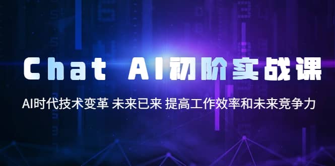 Chat AI初阶实战课，AI时代技术变革 未来已来 提高工作效率和未来竞争力-鑫诺空间个人笔记本