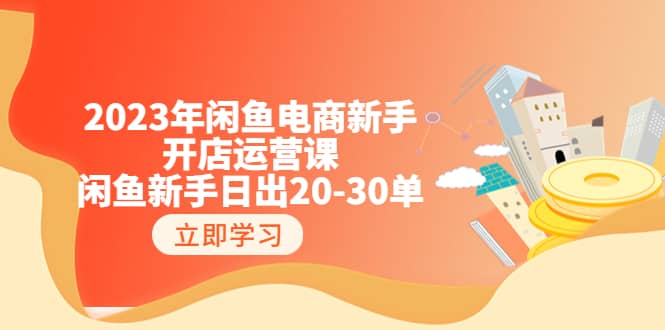 2023年闲鱼电商新手开店运营课：闲鱼新手日出20-30单（18节-实战干货）-鑫诺空间个人笔记本