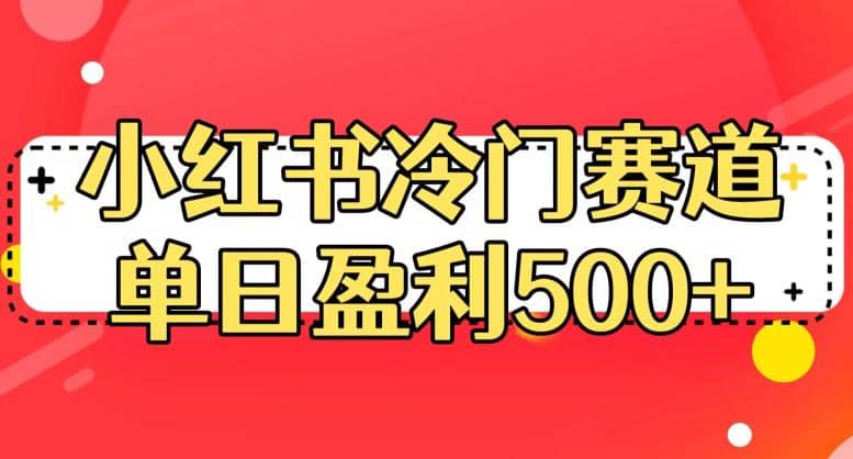 小红书冷门赛道，单日盈利500 【揭秘】-鑫诺空间个人笔记本